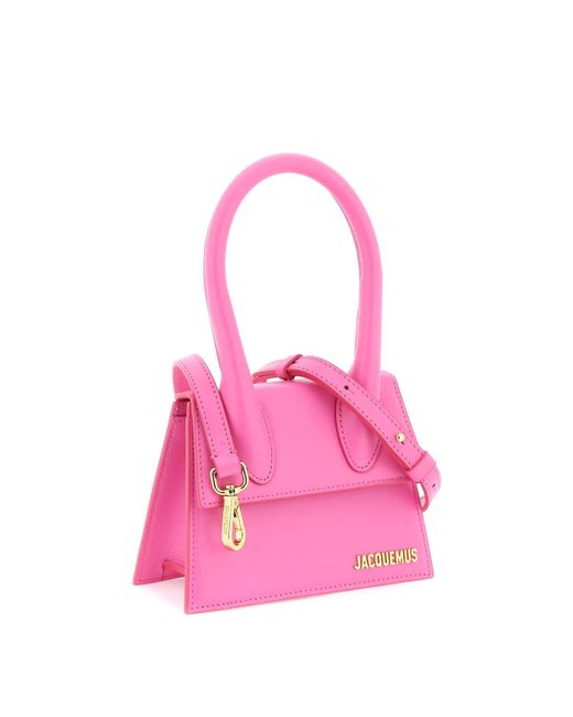 Jacquemus Pink Le Chiquito Moyen Bag