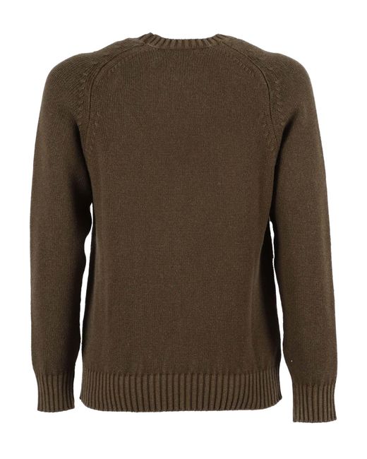 Circolo 1901 Brown Hammer R.G.Dyed Wool Turtleneck