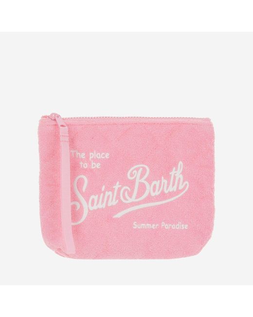 Bold de tela con logotipo Mc2 Saint Barth de color Pink