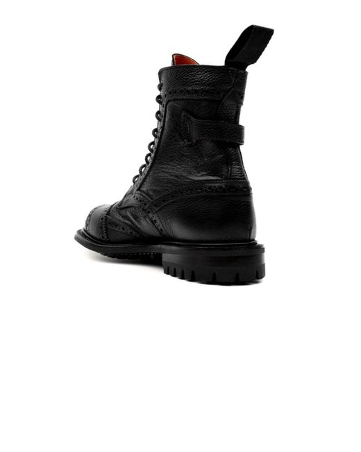 Tricker 's Bottes noires Tricker's en coloris Black
