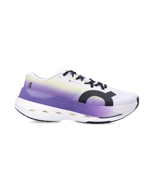On Shoes Purple Cloudboom Max Marathon Shoes for men