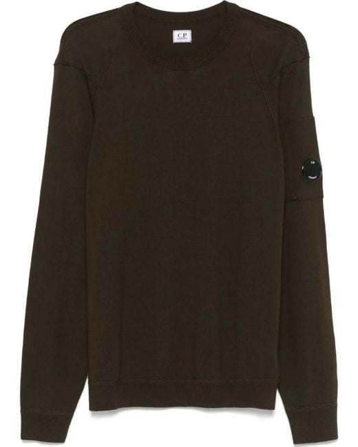 C P Company Crew Neck in het Green voor heren