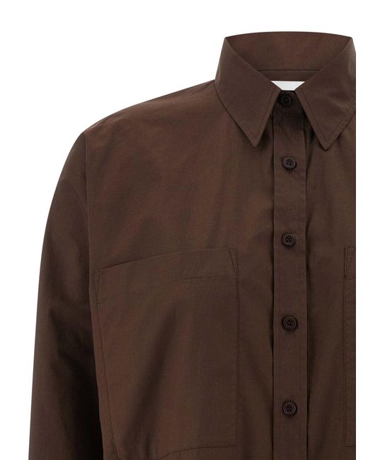Nude Naakt Vleermuishemd Shirt in het Brown
