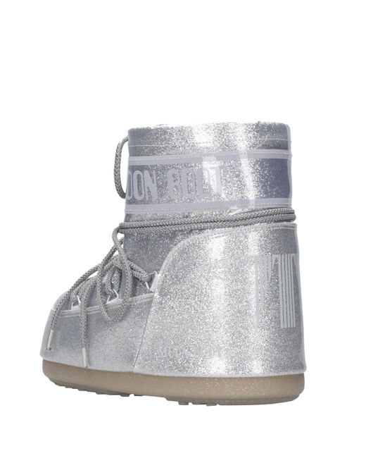 Bottes de chaussures de lune argent Moon Boot en coloris Gray