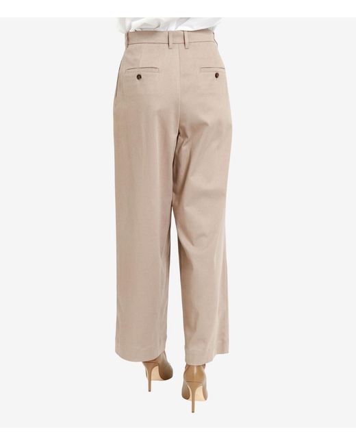 Pantalon Naturel Max Mara en coloris Natural