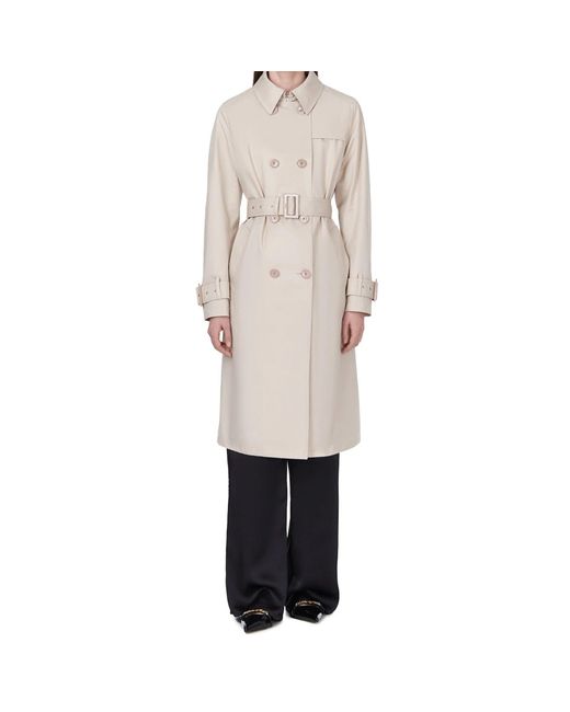Herno White Trench Coat