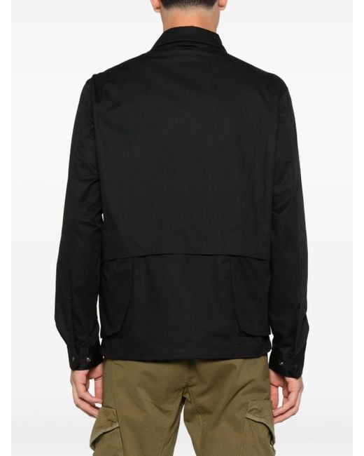 C P Company Black Overshirt for men