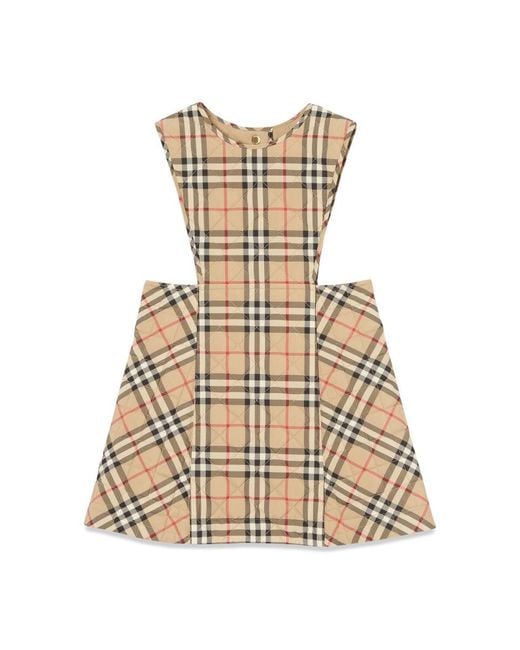 Burberry Halima Mouwloze Jurk in het White