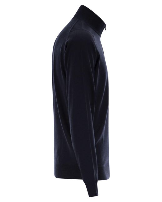 John Smedley Blue Barrow for men