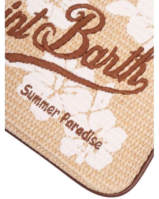 Mc2 Saint Barth Natural Parisienne Straw Hibiscus 1110 Emb