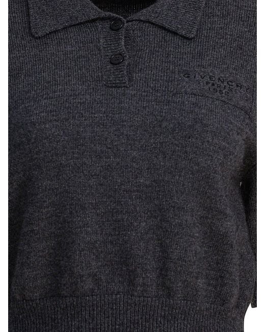 Polo de lana " Paris 1952" de Givenchy de color Blue