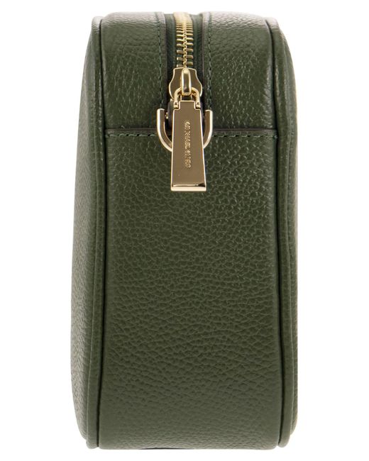 Michael Kors Green Ginny - Leather Crossbody Bag