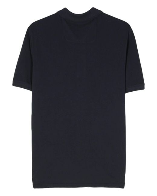 Parajumpers Blue Patch Polo for men