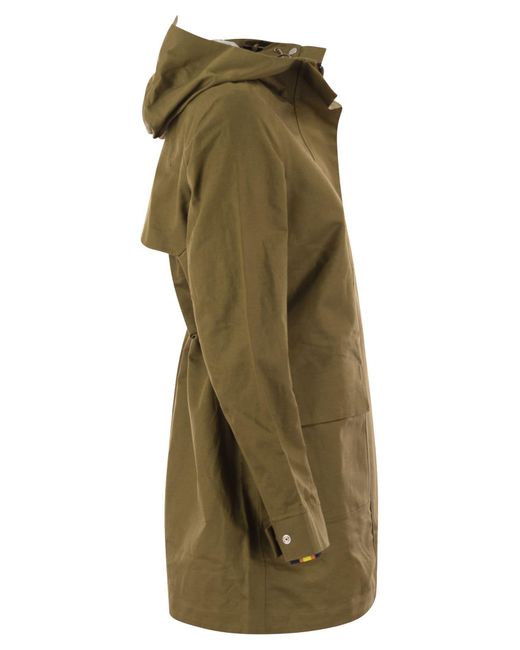 K-Way Green THERSA HOODED JAHE