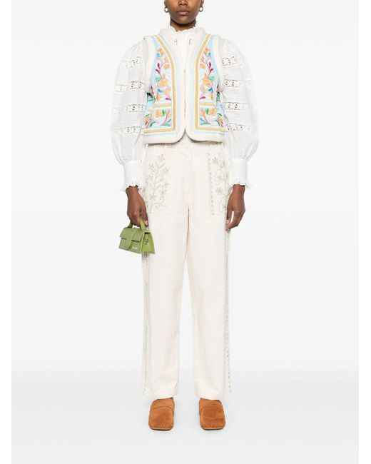 Antik Batik White Alex Pant Clothing