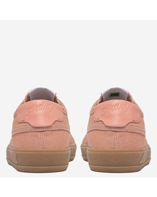 Autry Pink Sneakers Windscape Low Canvas
