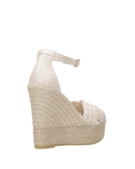 Espadrilles Natural Sandalen Elfenbein