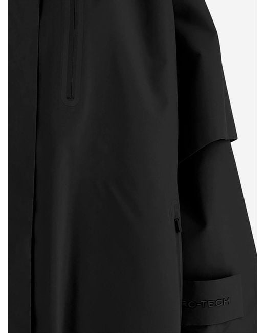 Save The Duck Black Nylon Jacket With Hood