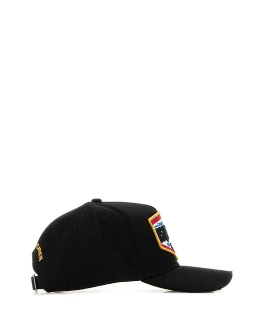 DSquared² Black Caps for men