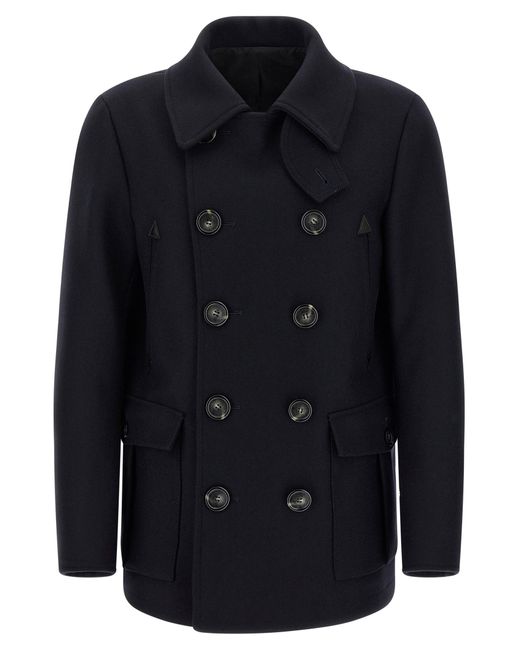 DSquared² Wollen Jas in het Blue voor heren