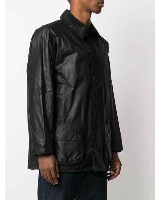 Barbour Black Beaufort Wax Jacket
