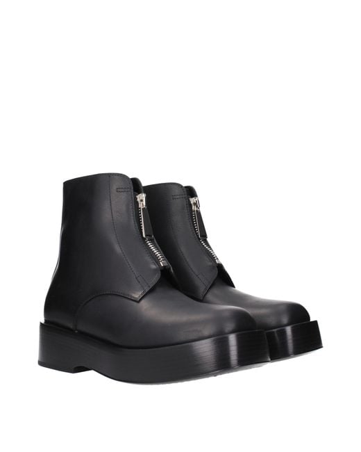 Bottega Veneta Black Ankle Boots Leather