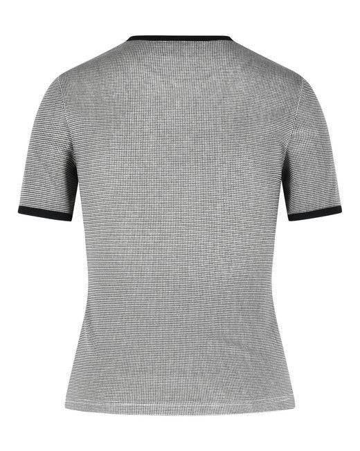 Courreges Gray Cotton T Shirt