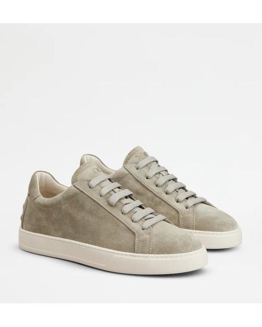 Tod's Natural Leather Sneakers