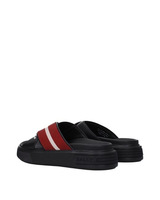 Bally Brown Slippers And Hooves Jake Leather for men
