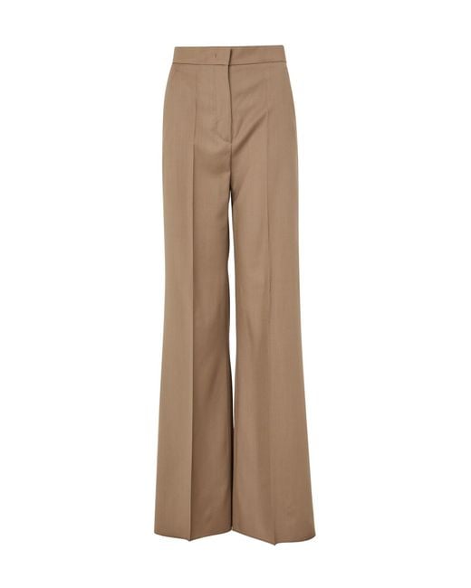Max Mara Broek Brown in het Natural