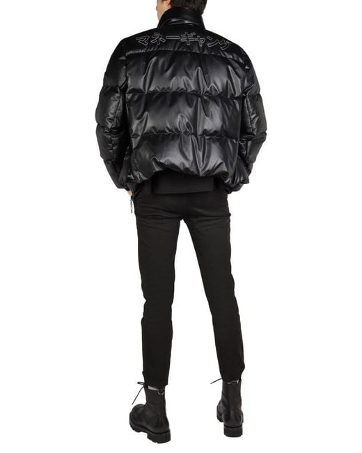 TATRAS X SFERA EBBASTA Black Logo Embroidery Down Jacket
