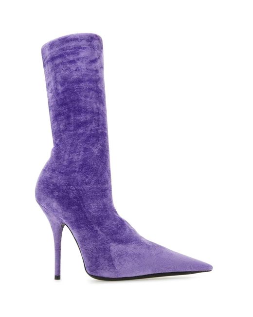 Balenciaga Purple Boots
