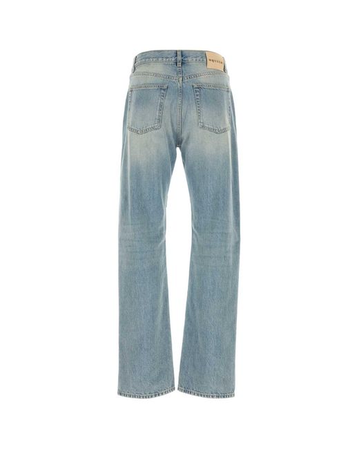 McQueen Blue Denim Jeans for men
