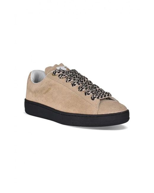 Lanvin Multicolor Suede Lite Curb Sneakers for men