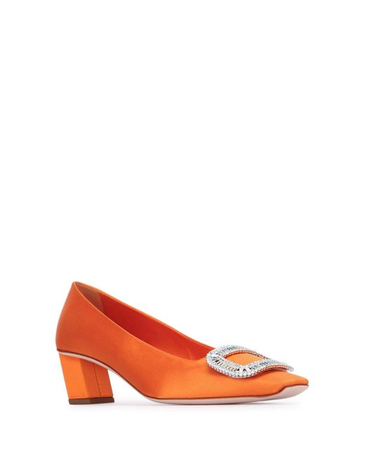 Roger Vivier Orange Heeled Shoes