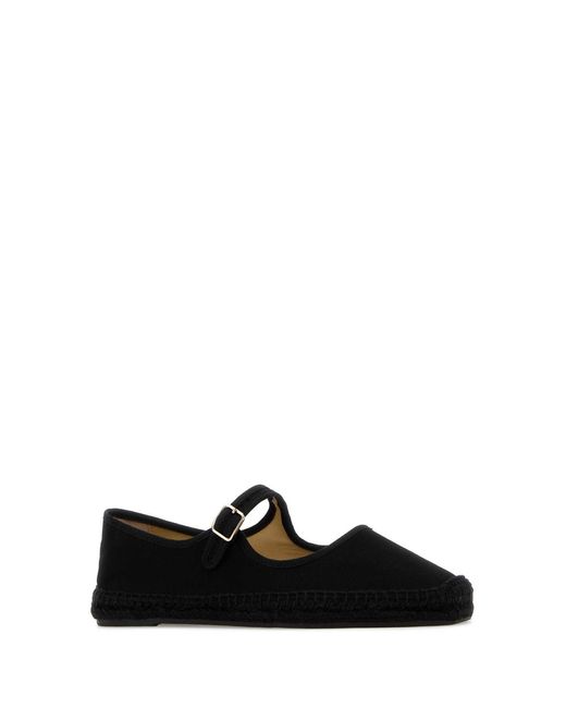 Castaner Black Canvas Espadrilles