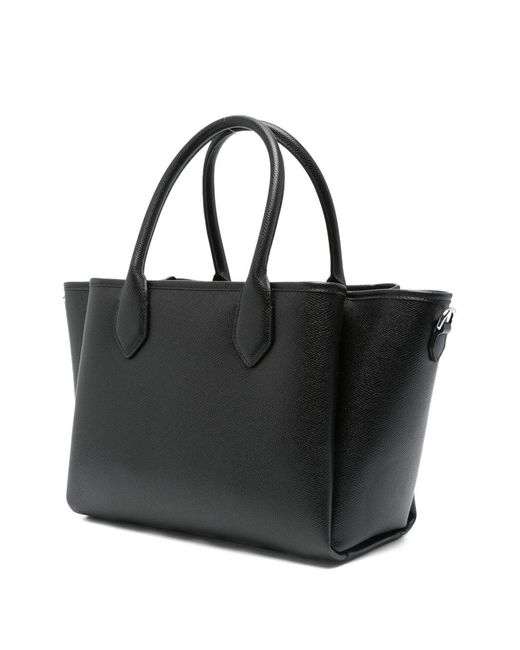 Emporio Armani Black 'Odette' Medium Tote