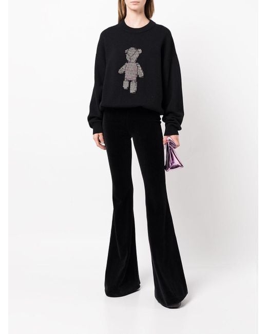 Alexander Wang Black Pullover With Crystal Clothing