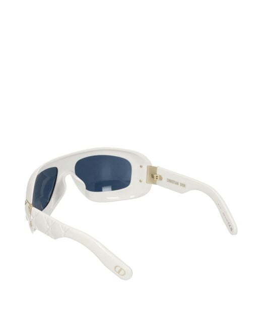 Dior Blue Occhiali Da Sole Lady 95.22 Donna Acetato Bianco