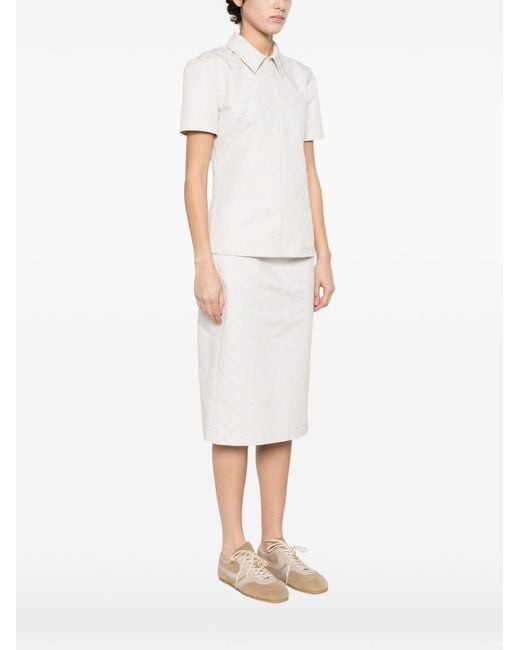 Gucci White Regular Printed Shirt