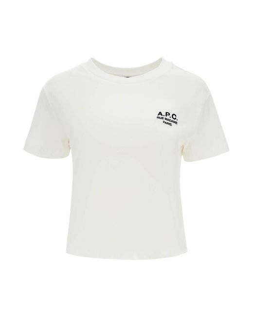 A.P.C. White Boxy T Shirt