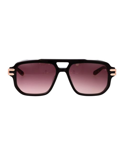 Maybach Brown Aviator Sunglasses The Hustler I Rg Acg Z69 for men