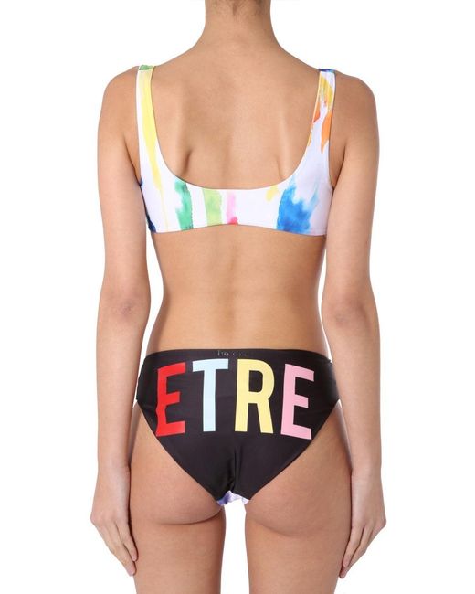 Être Cécile Blue Slip Bikini Bottom