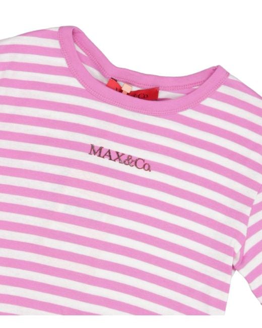 MAX&Co. Max & Co T -shirts En Polos in het Pink