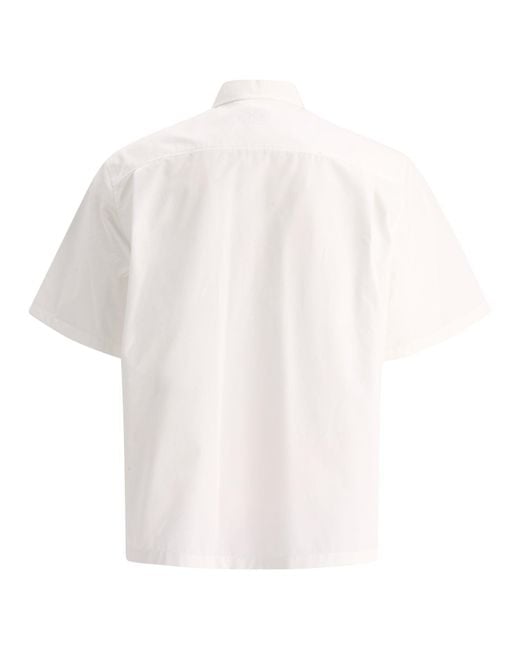 Off-White c/o Virgil Abloh White Sticked Hemd