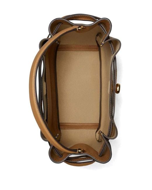 Tory Burch Metallic "Romy" Bucket Bag