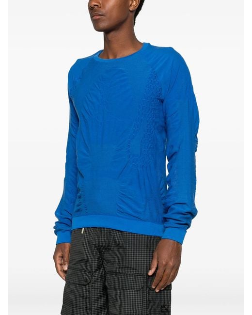 Roa Blue Wama 3 D Seamless Long Sleeve