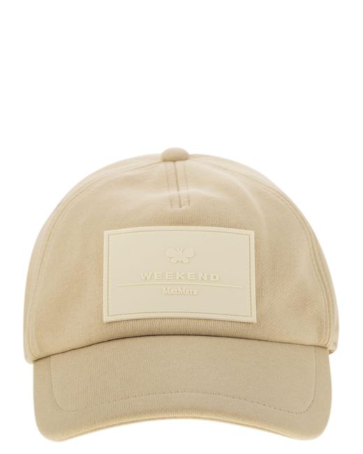 Weekend by Maxmara Natural Alloro Plush Baseball Cap