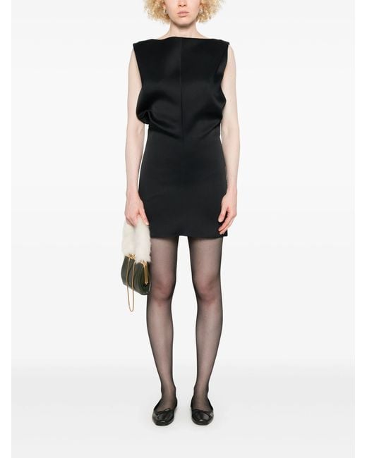 Khaite Black Acetate Toma Dress