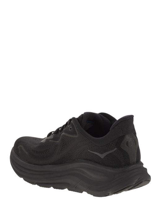 Hoka One One Black Clifton 10 Sneaker